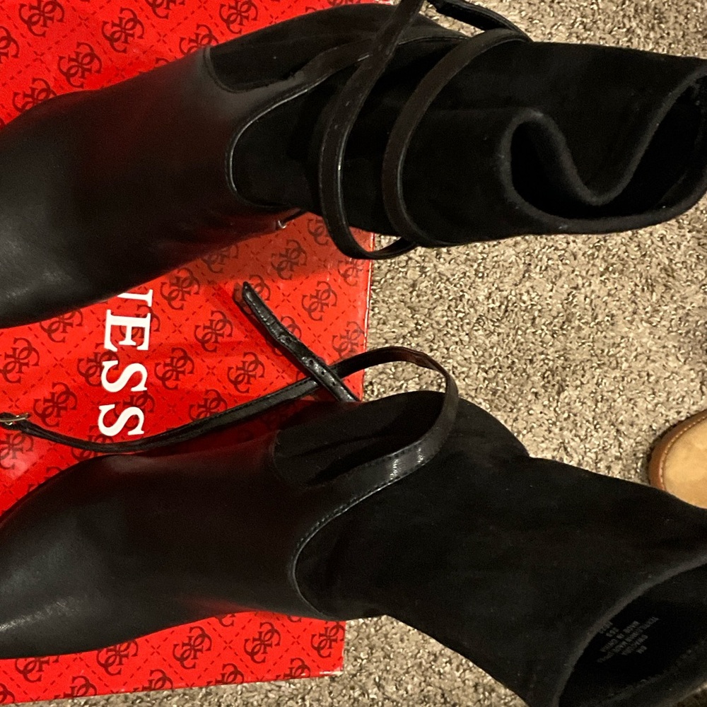 Guess Women's Black Ankle Booties